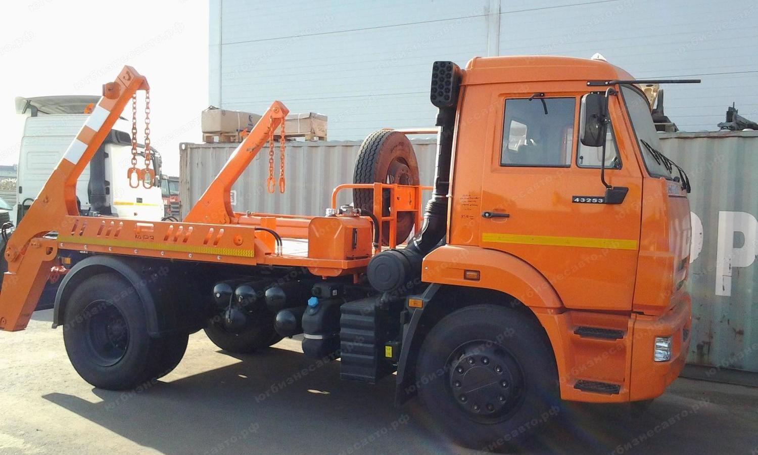 Бункеровоз МК-4512-04 Фото Ряжского контейнеровоза МК-4512-04