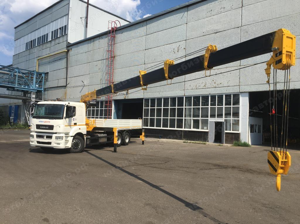 Камаз 65207 с манипулятором КМУ Soosan SCS736LII Top Фото Камаз 65207 с манипулятором КМУ Soosan SCS736LII Top